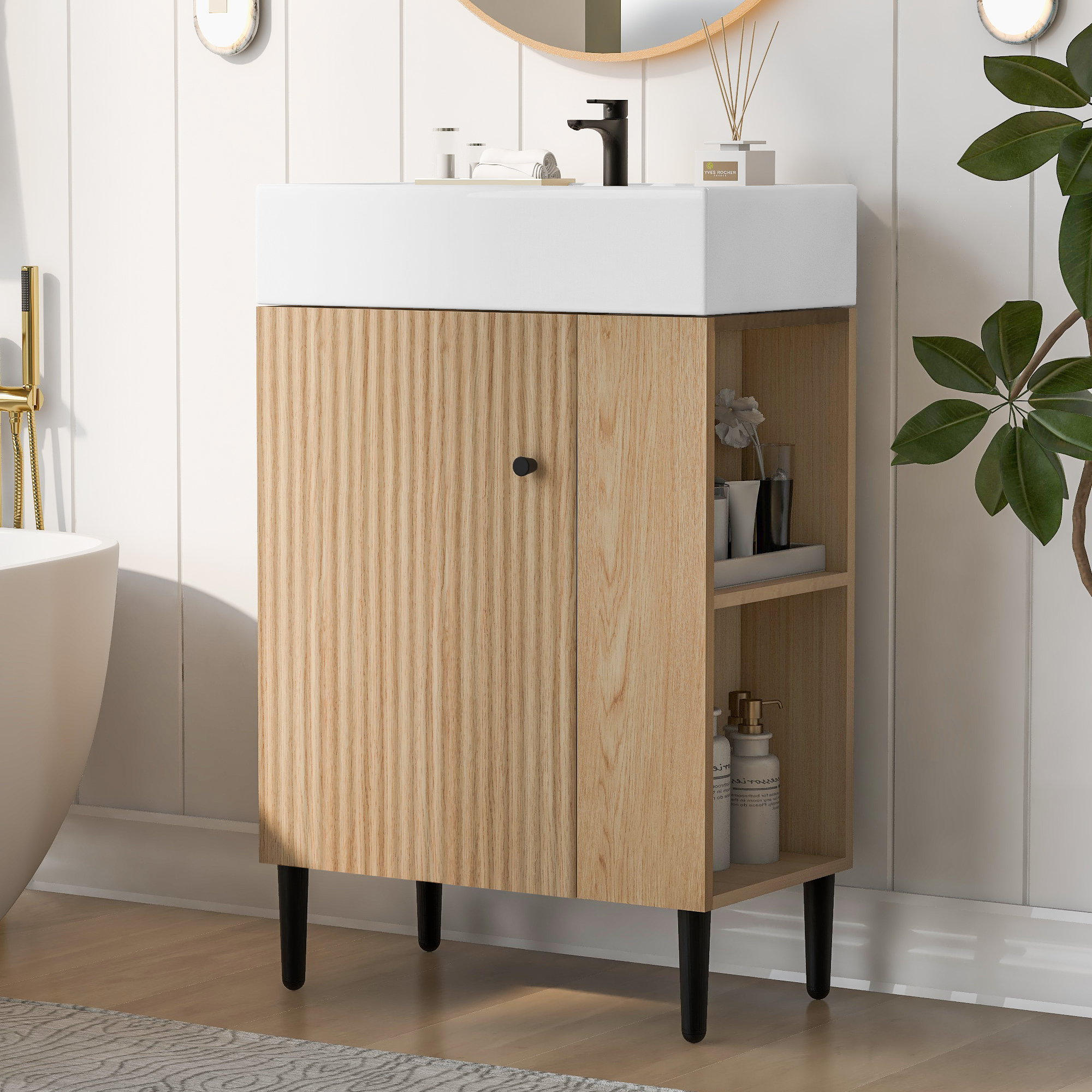 The Cove 22 in Bath Vanity with Sink small-space furniture selected for compact homes
